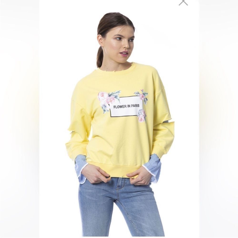 Silvian Heach Yellow Sweatshirt, M